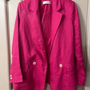 Mango 100% linen jacket